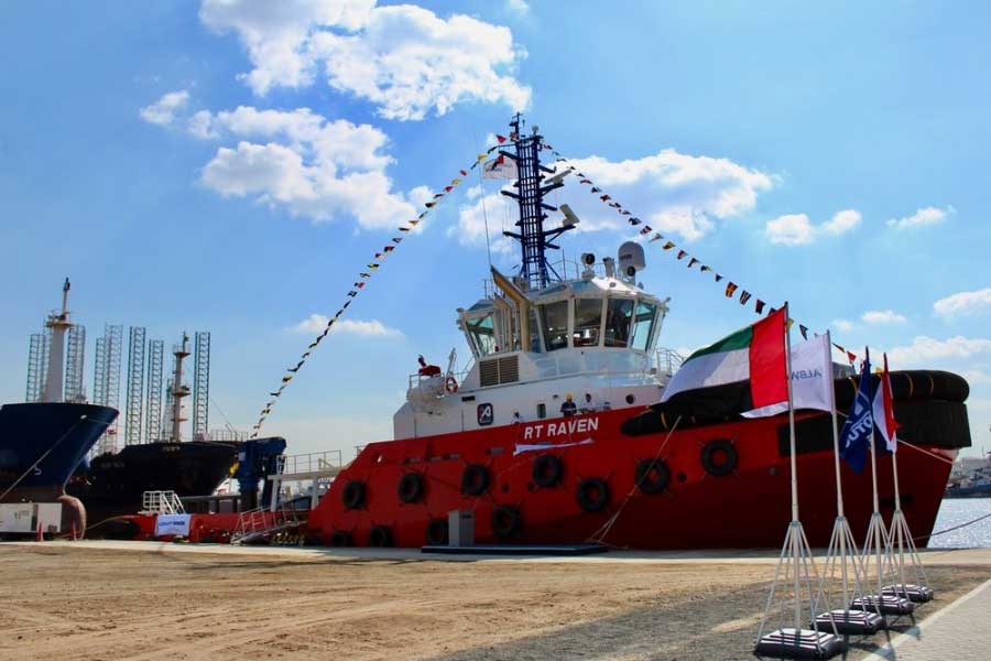 Worlds biggest Rotortug named at Albwardy Damen