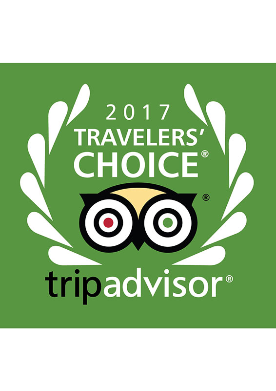 Trip Advisor Travelers Choice 2017